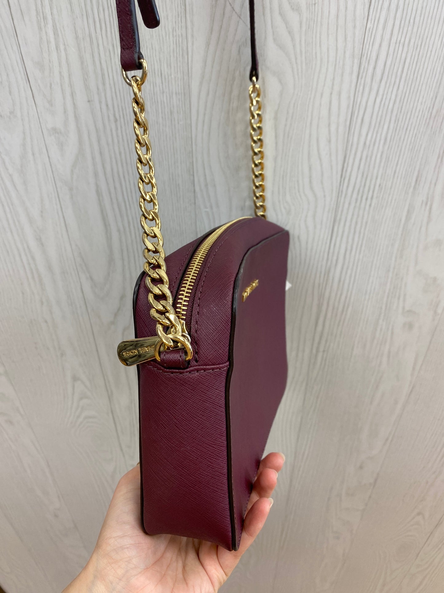 Crossbody Designer By Michael Kors, Size: Medium