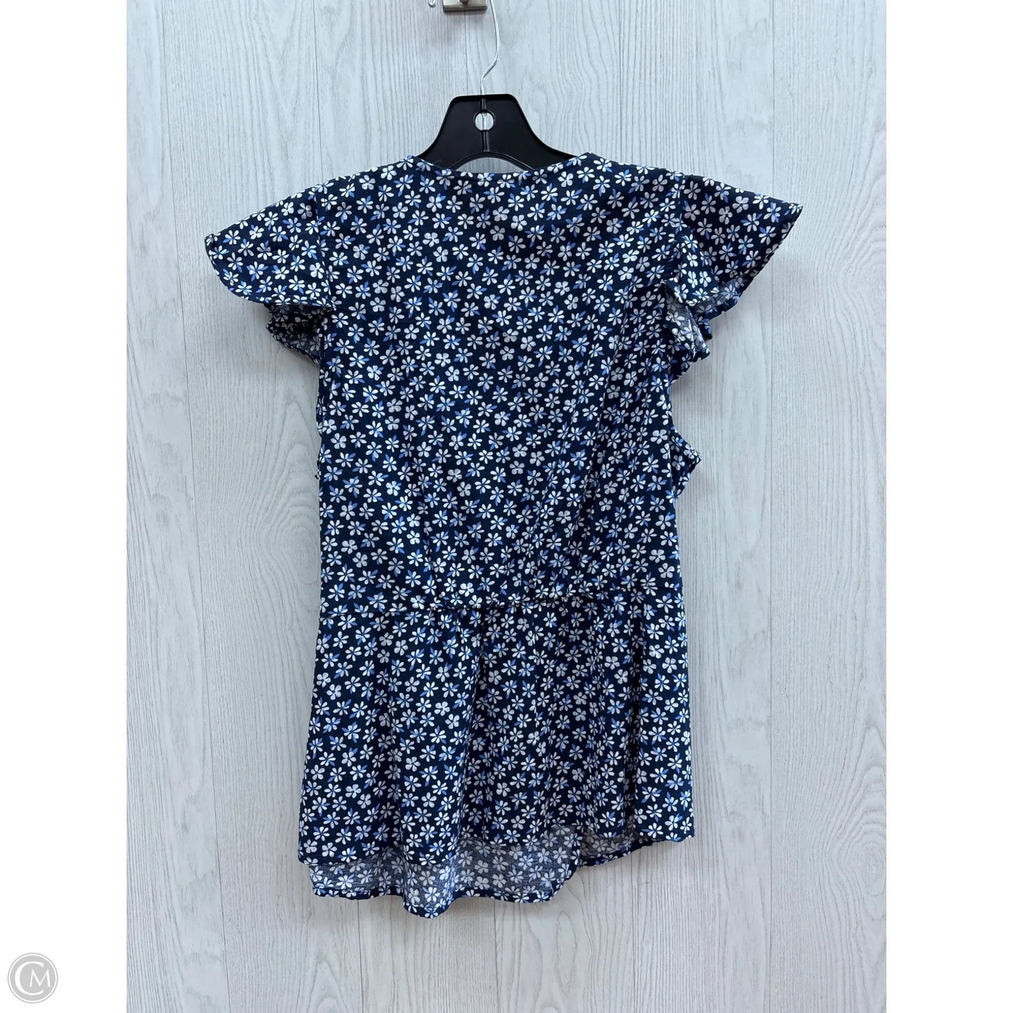 Top Short Sleeve Basic By Old Navy In Blue, Size: S