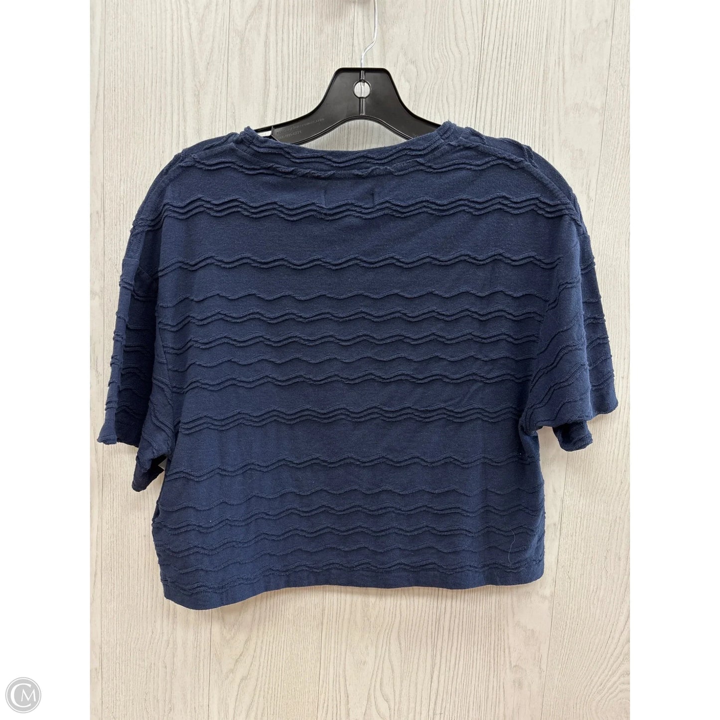 Top Short Sleeve Basic By Madewell In Navy, Size: Xs
