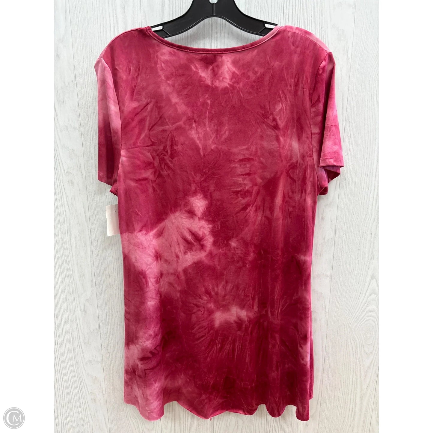 Top Short Sleeve Basic By Vocal In Red, Size: L