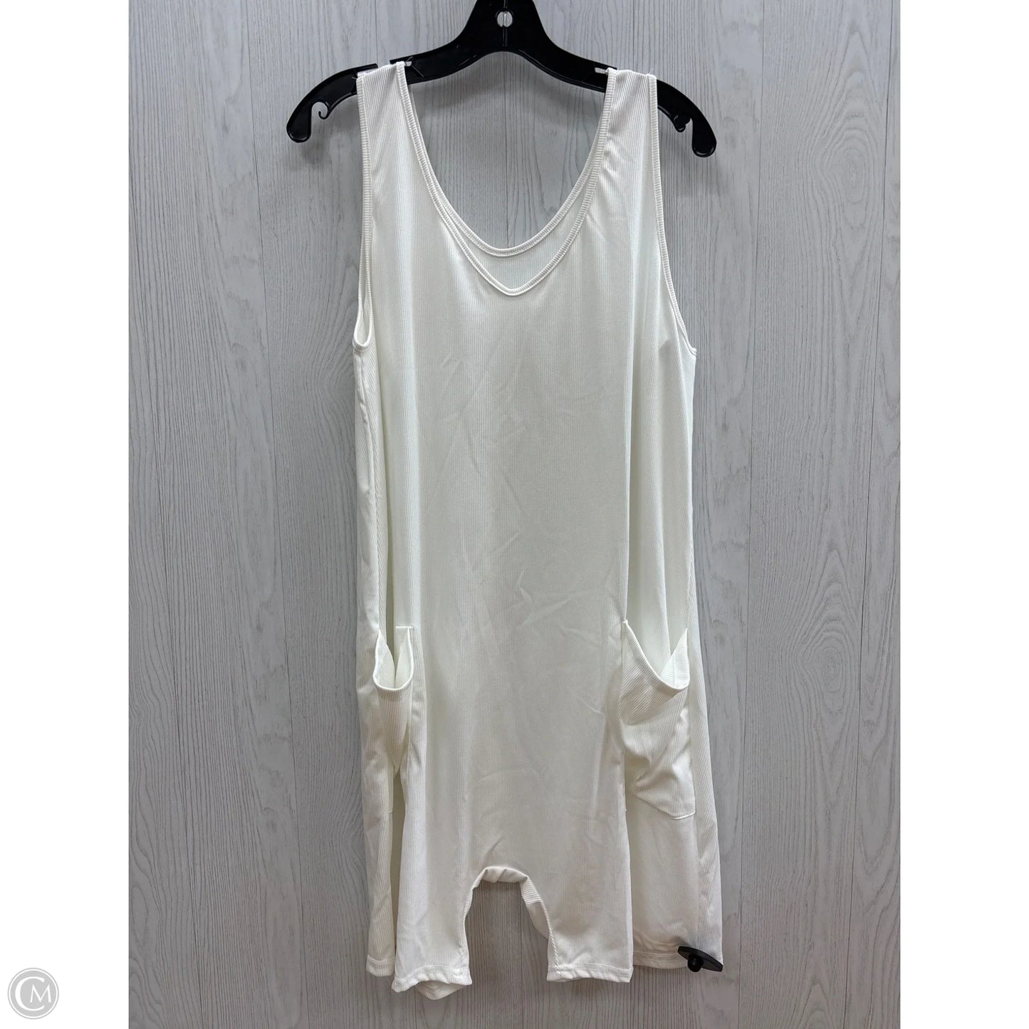 Romper By Clothes Mentor In White, Size: L