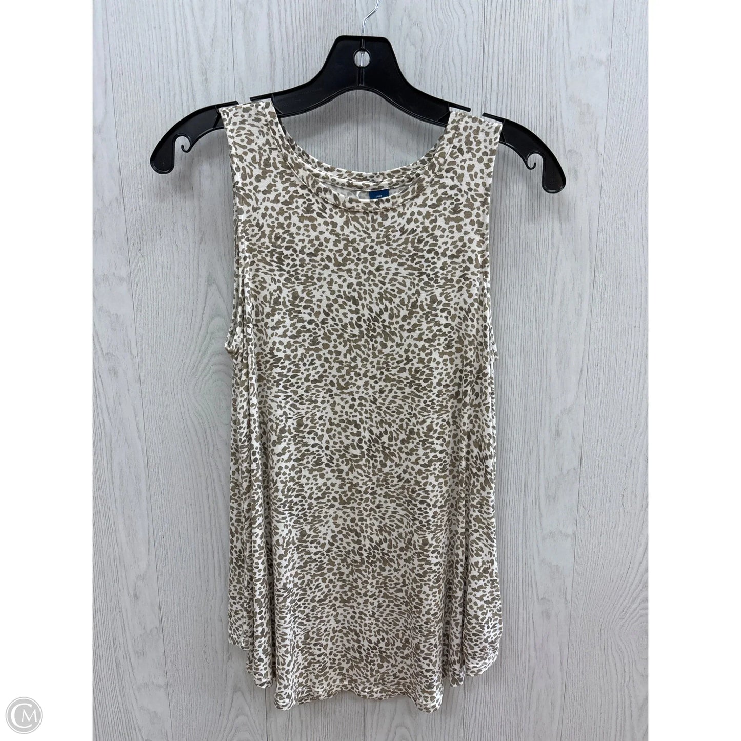 Top Sleeveless Basic By Old Navy In Animal Print, Size: Xs