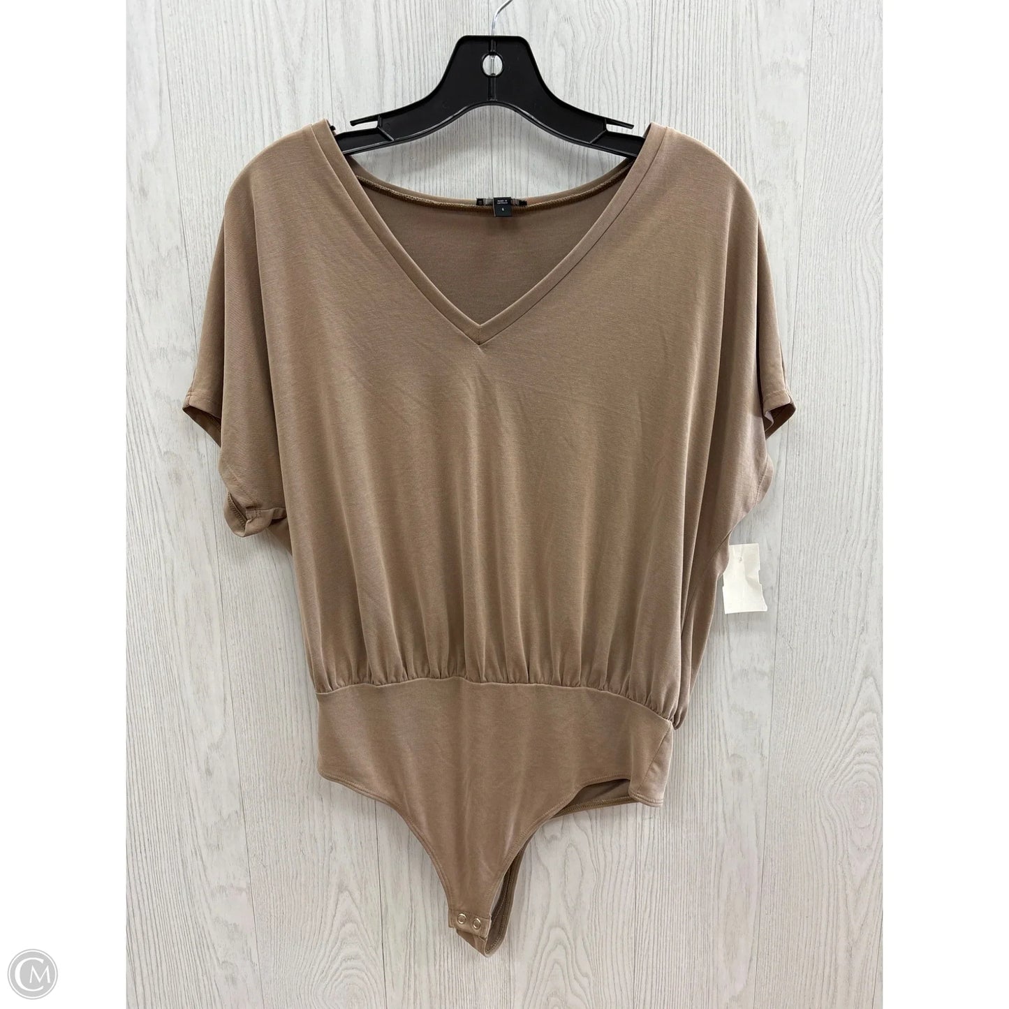 Bodysuit By Express In Tan, Size: S