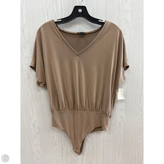 Bodysuit By Express In Tan, Size: S