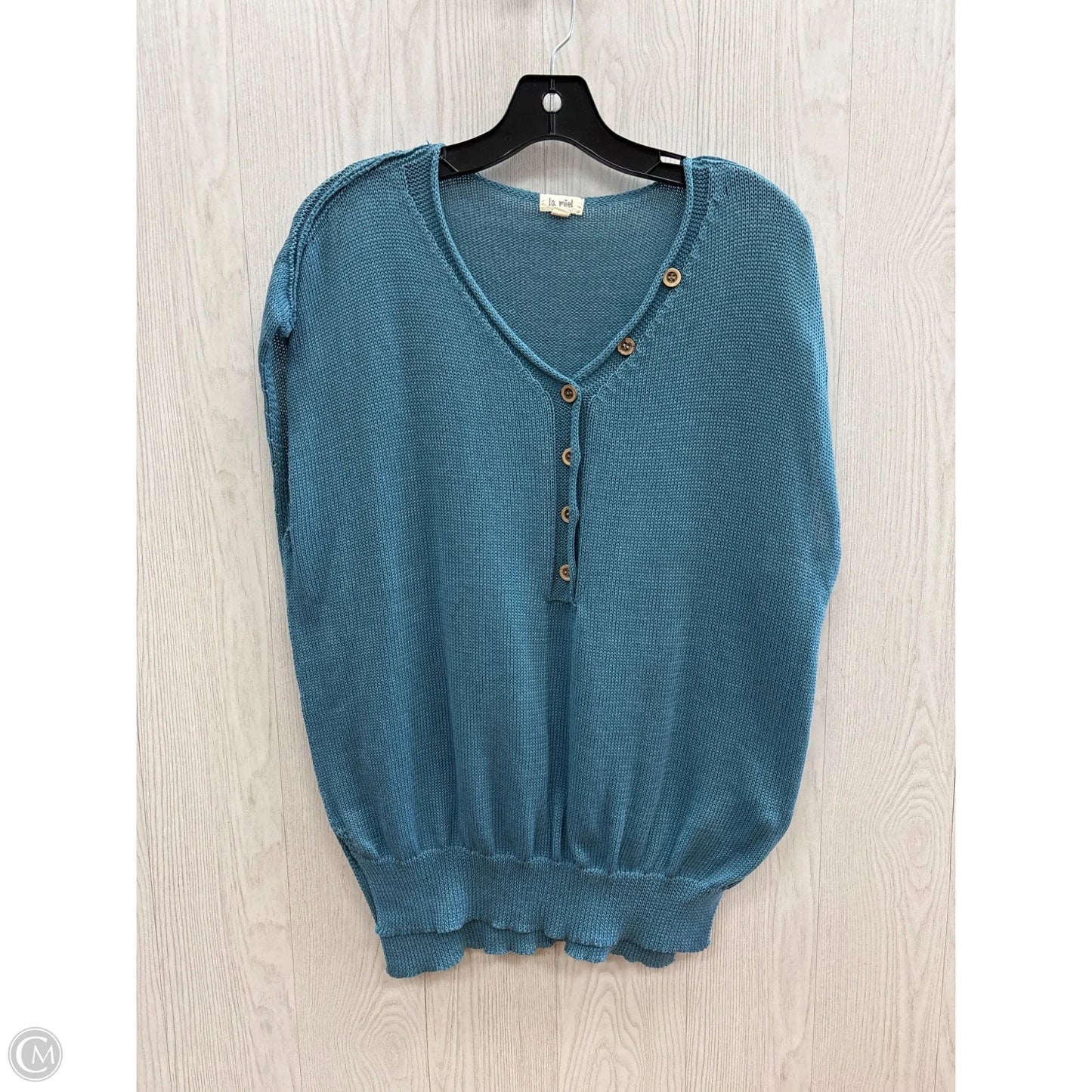 Top Short Sleeve By La Miel In Blue, Size: S