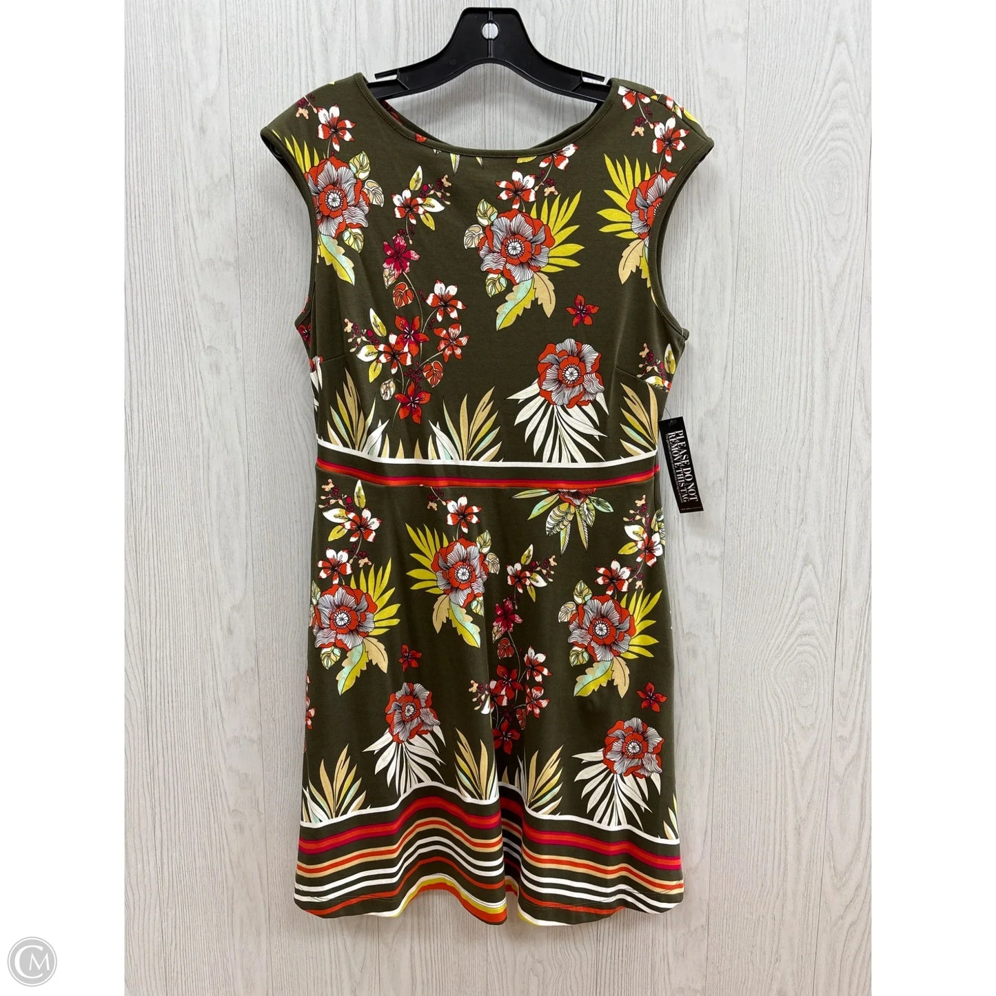 Dress Casual Short By New York And Co In Green, Size: Mp