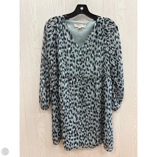 Dress Casual Short By Loft In Animal Print, Size: Xs