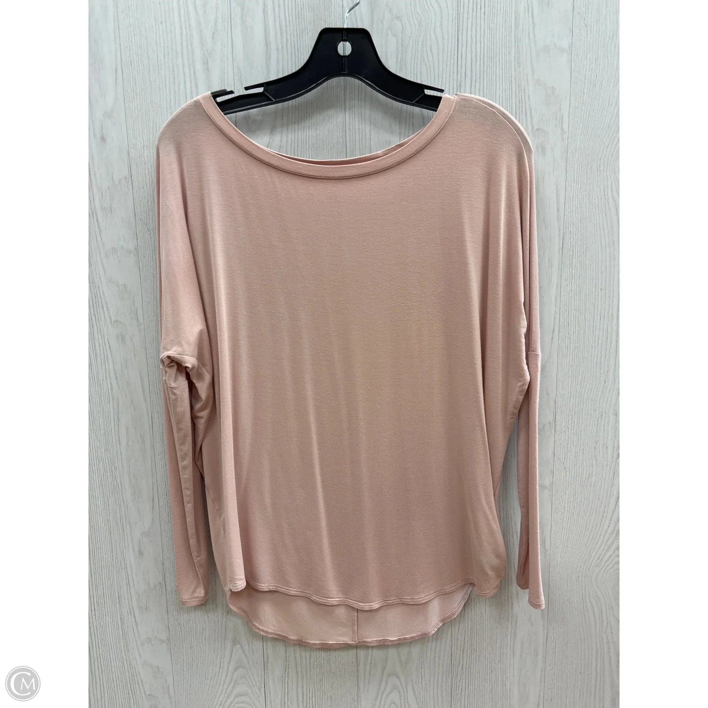 Top Long Sleeve Basic By Express In Light Pink, Size: Xs
