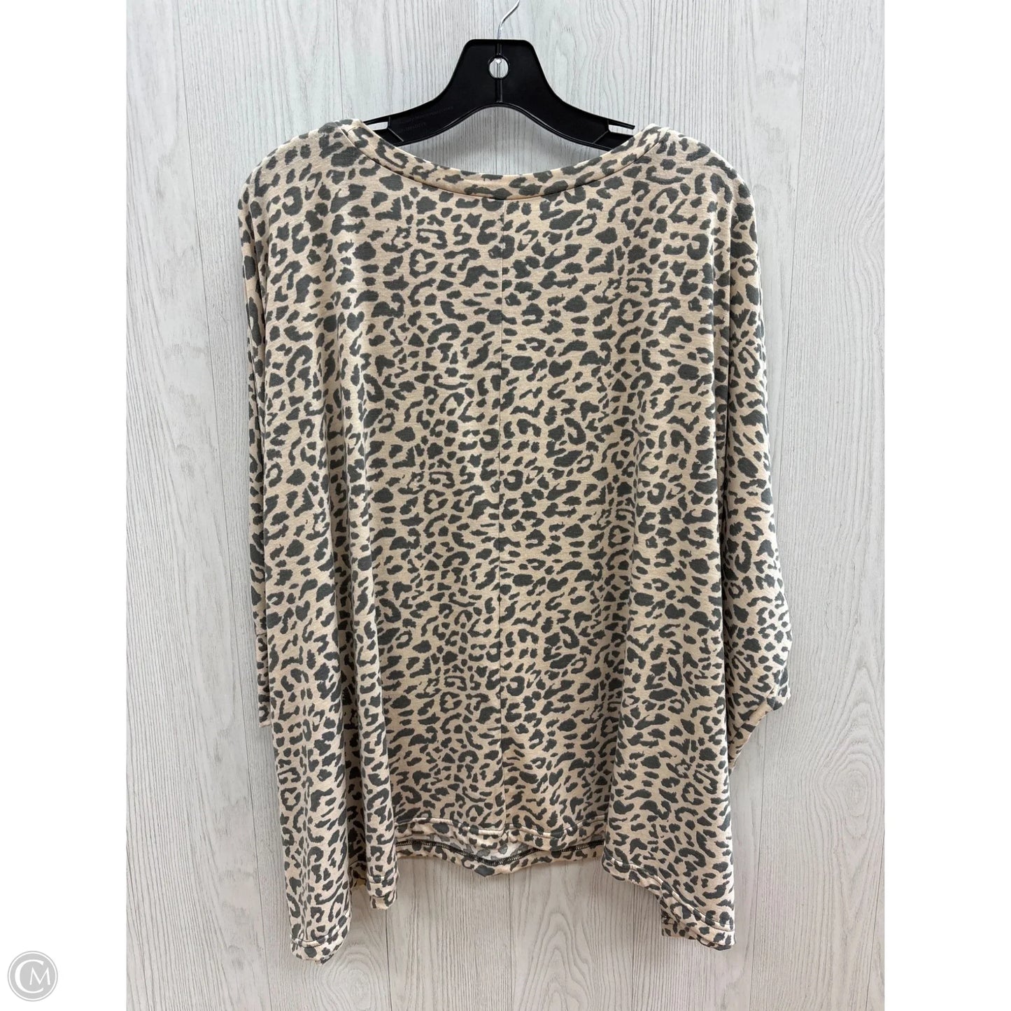 Top Short Sleeve By La Miel In Animal Print, Size: S