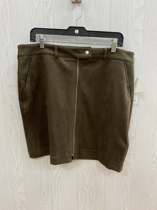 Olive Skirt Mini & Short Apt 9, Size L