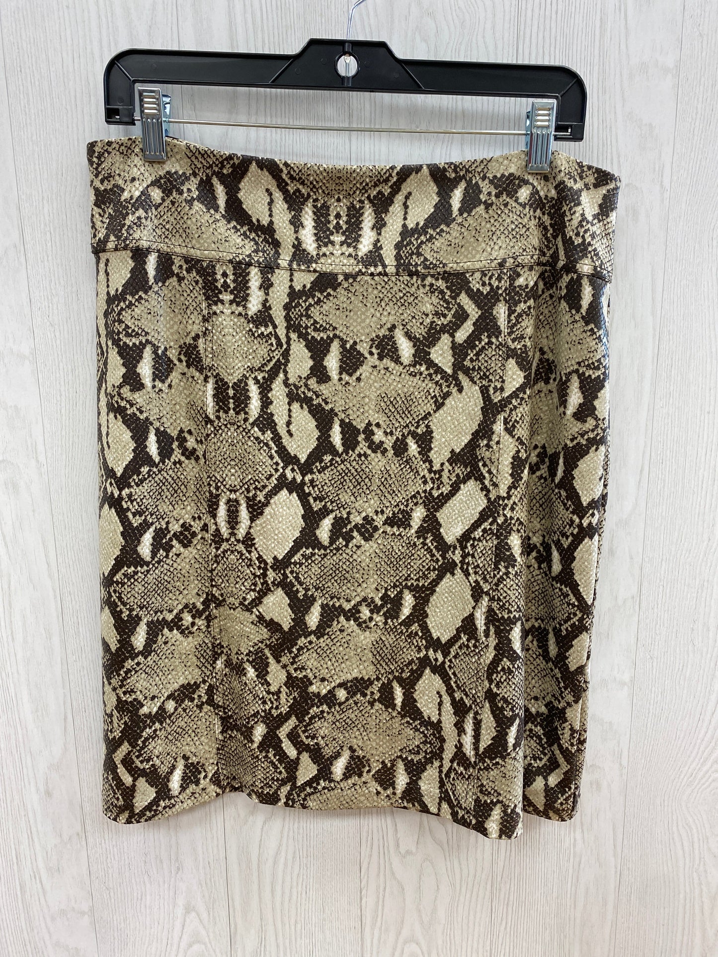 Snakeskin Print Skirt Mini & Short Chicos, Size M