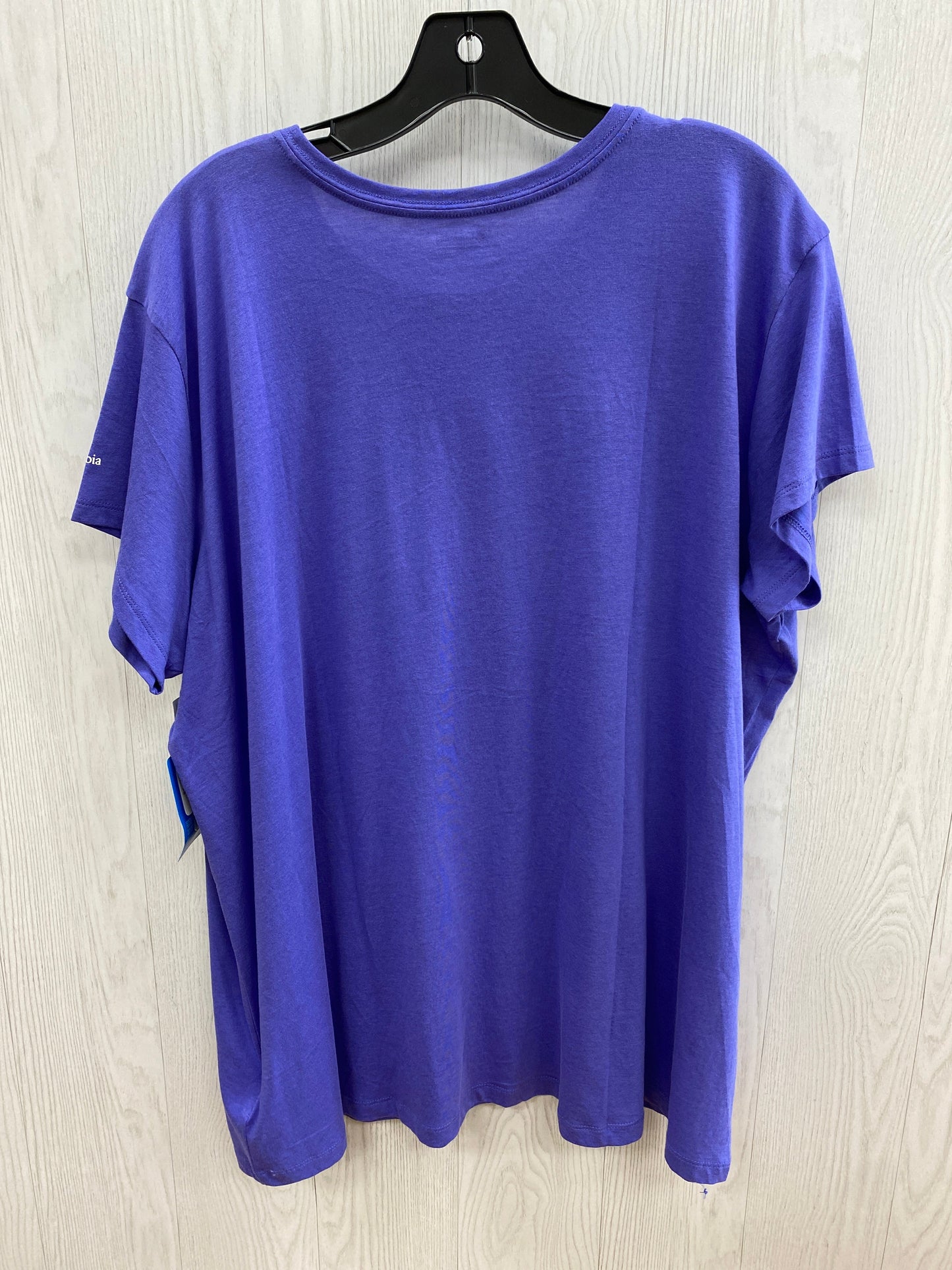 Athletic Top Short Sleeve By Columbia  Size: 3x