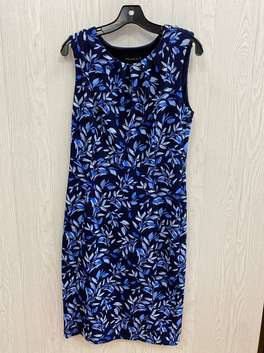 Blue Dress Casual Short Clothes Mentor, Size 12