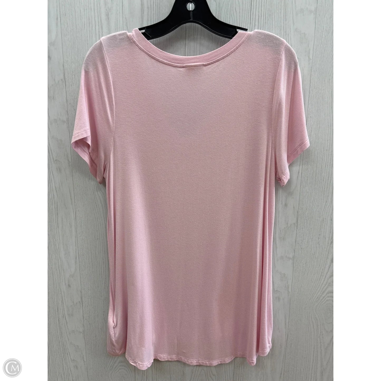 Top Short Sleeve Basic By Lularoe In Pink, Size: M