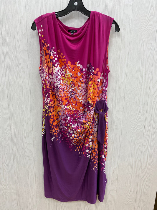 Purple Dress Casual Short Apt 9, Size L