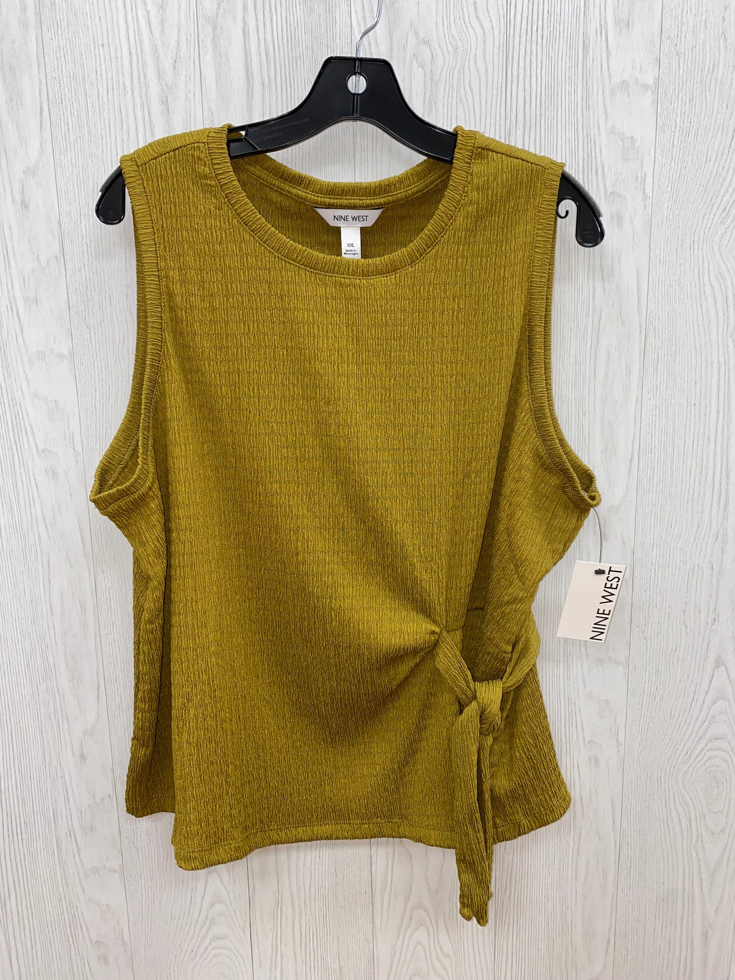 Chartreuse Top Sleeveless Nine West, Size Xxl