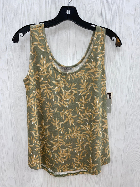 Green Top Sleeveless Basic Falls Creek, Size S