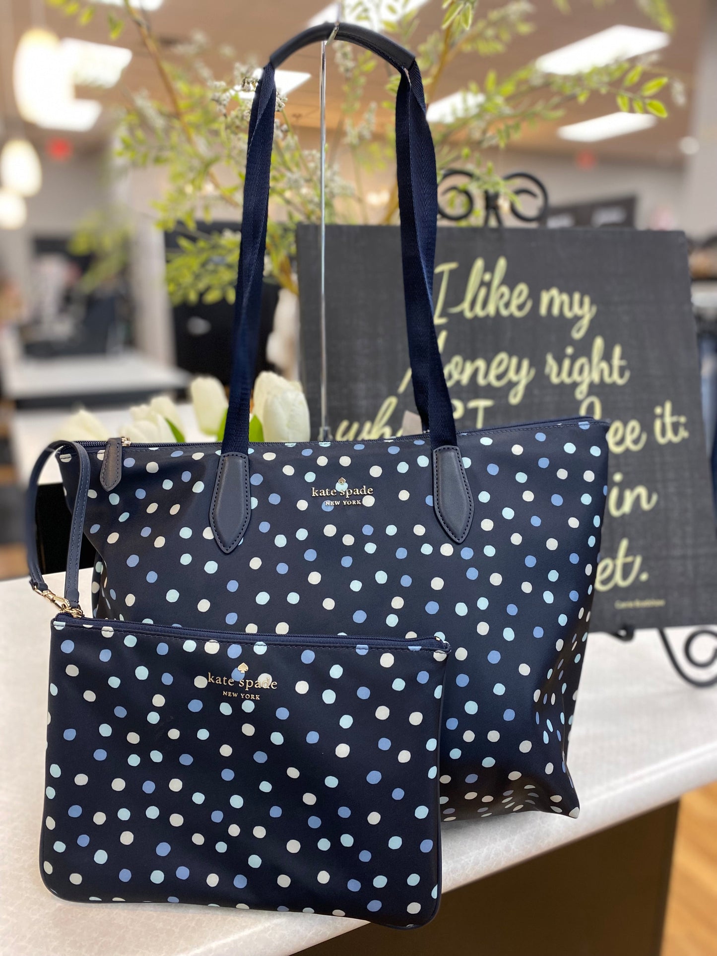 Tote Designer Kate Spade, Size Large