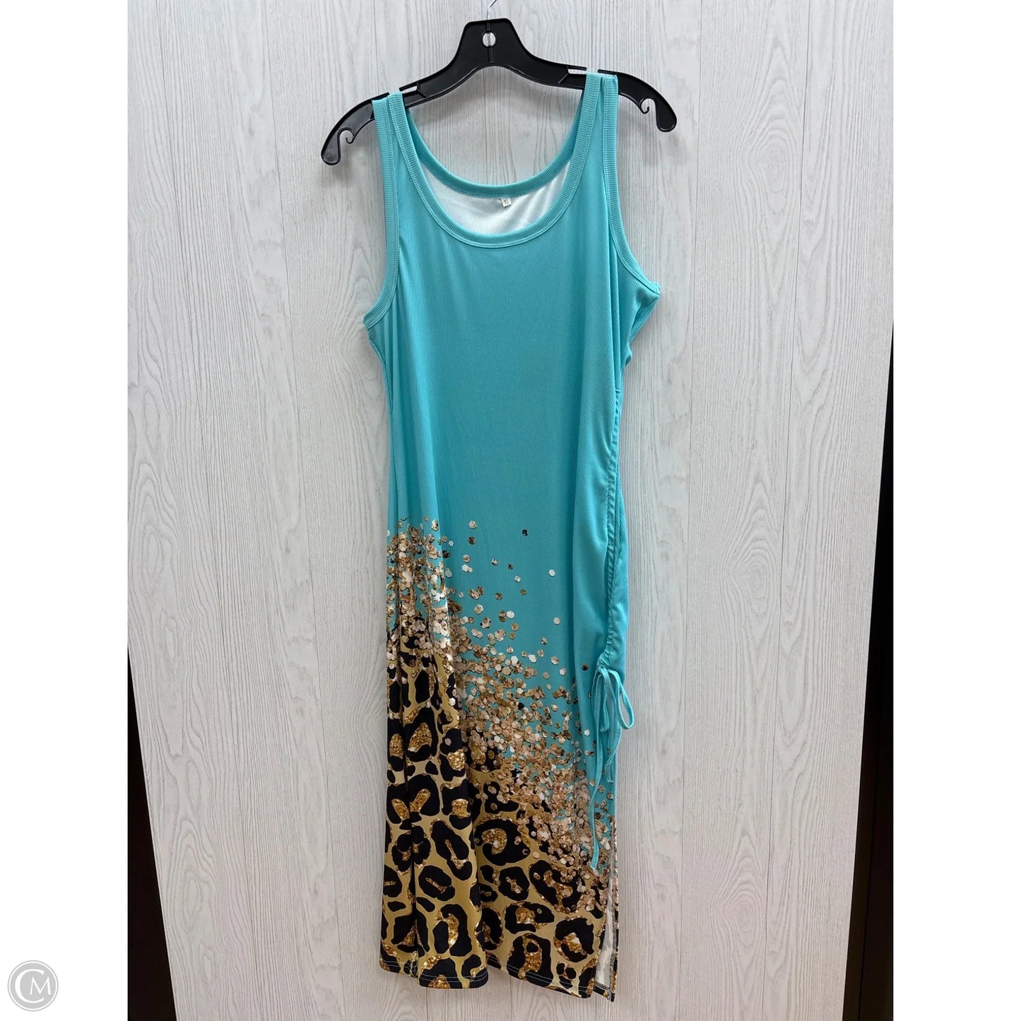 Dress Casual Maxi By Clothes Mentor In Blue, Size: Xl