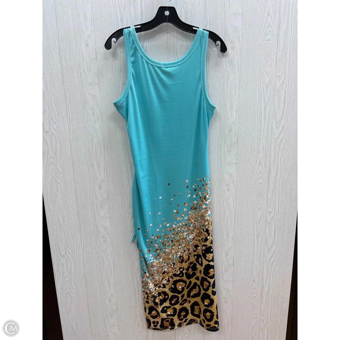 Dress Casual Maxi By Clothes Mentor In Blue, Size: Xl
