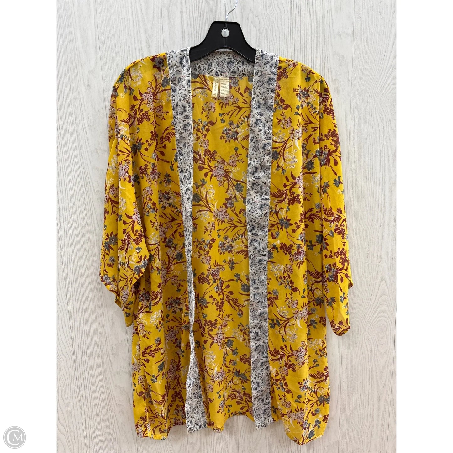 Kimono By Japna In Yellow, Size: M