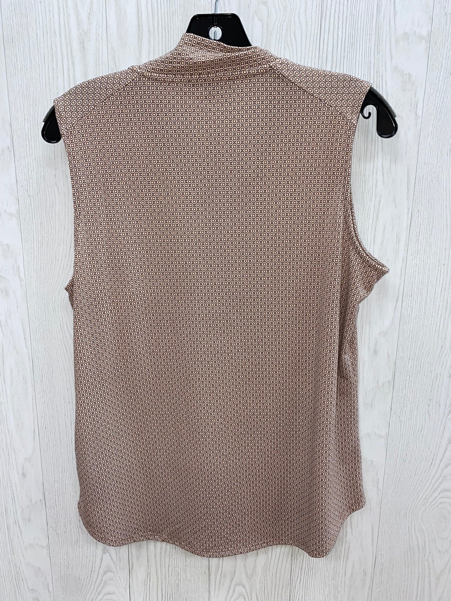 Taupe Top Sleeveless Basic Adrianna Papell, Size M