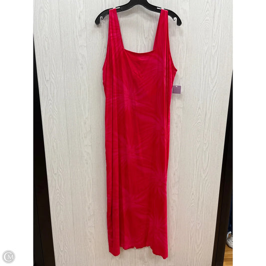 Swimwear Cover-up By Clothes Mentor In Pink, Size: Xl