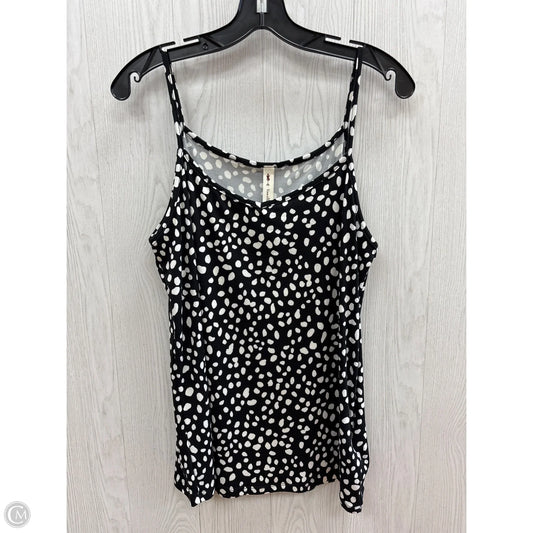 Top Sleeveless Basic By Vanilla Bay In Polkadot Pattern, Size: L