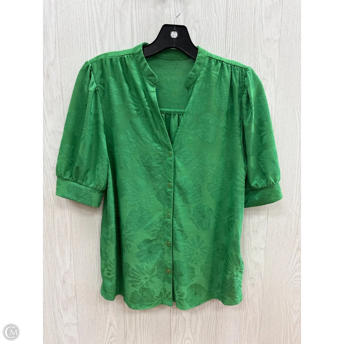 Top Short Sleeve By Clothes Mentor In Green, Size: S