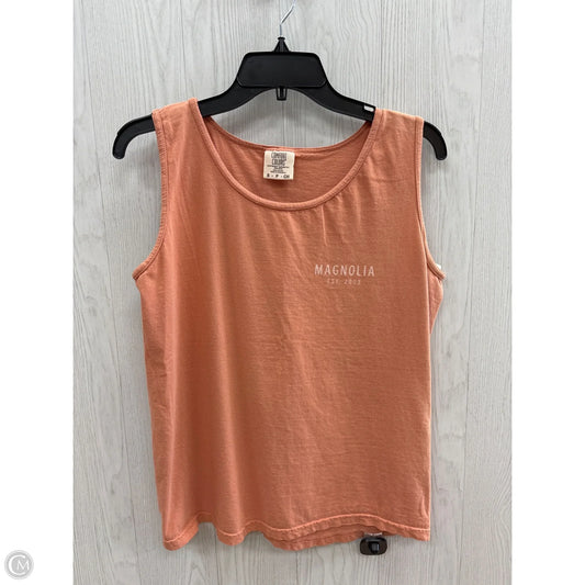 Tank Top By Comfort Colors In Orange, Size: S