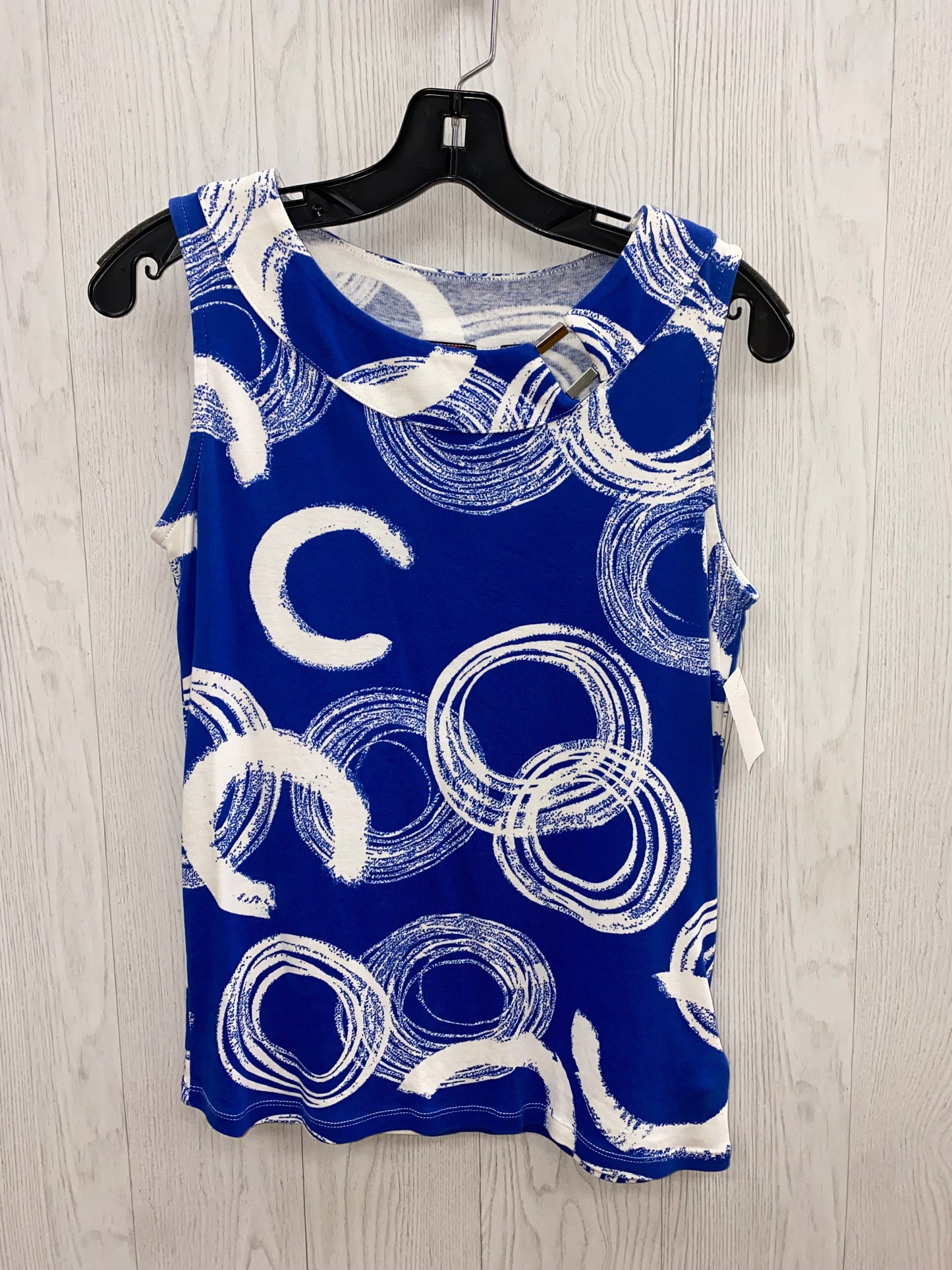 Blue Top Sleeveless Rafaella, Size S