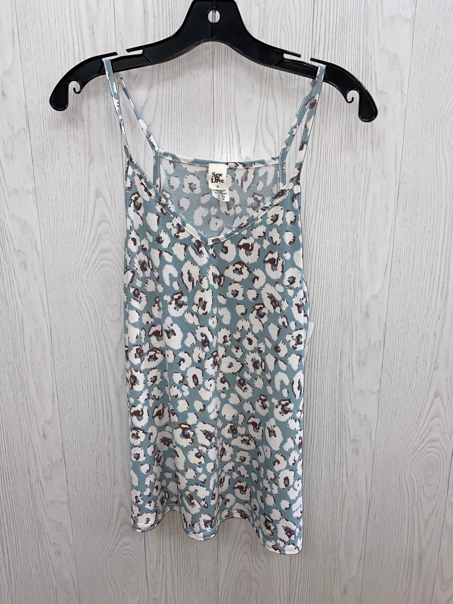 Teal Top Sleeveless Sew In Love, Size M