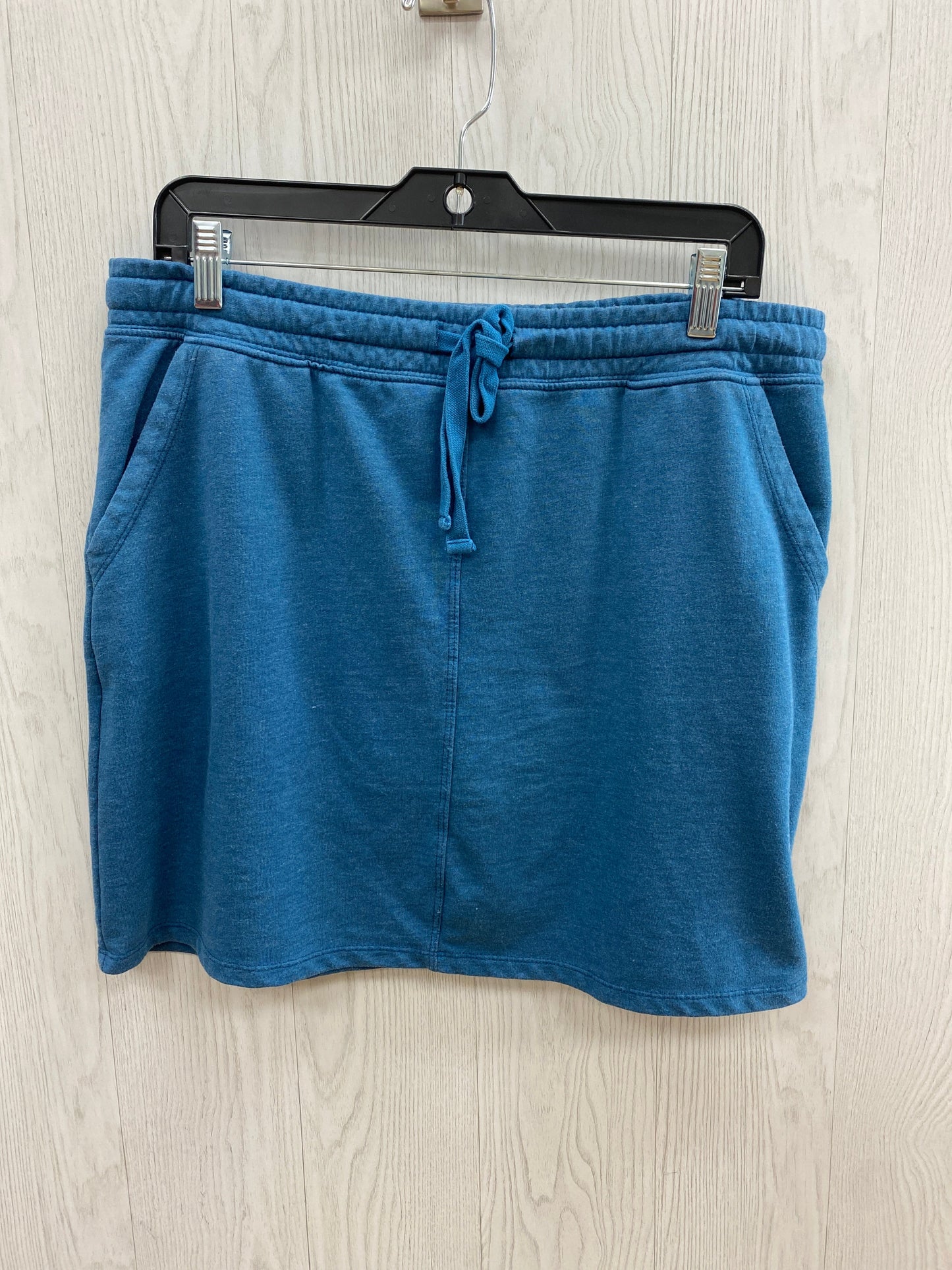 Blue Athletic Shorts Members Mark, Size L