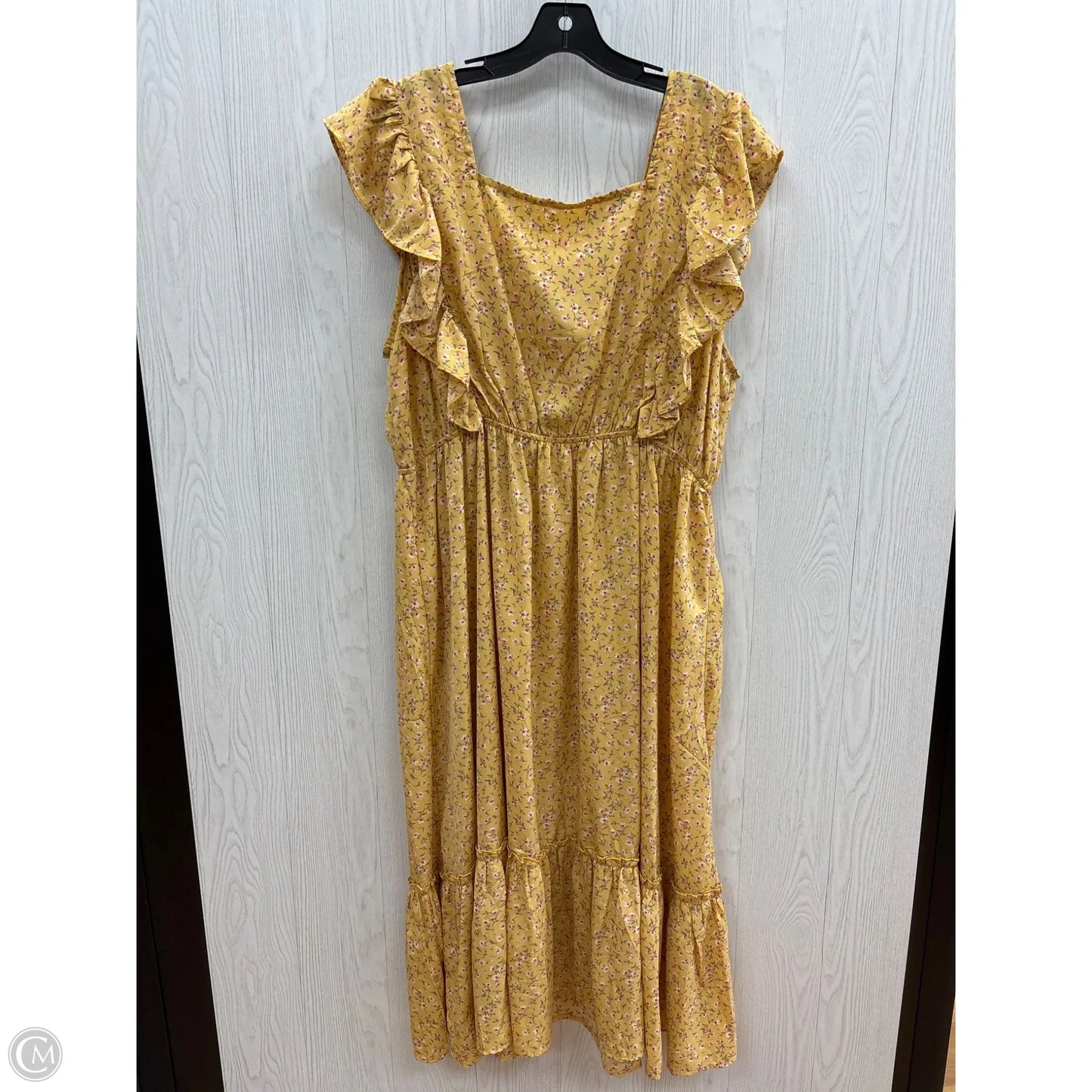 Dress Casual Maxi By Hayden La In Yellow, Size: 3x