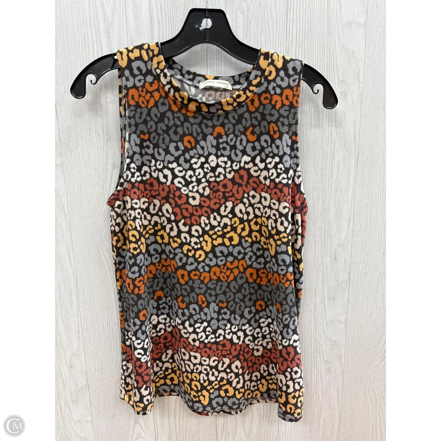 Top Sleeveless By Twenty Second In Animal Print, Size: S