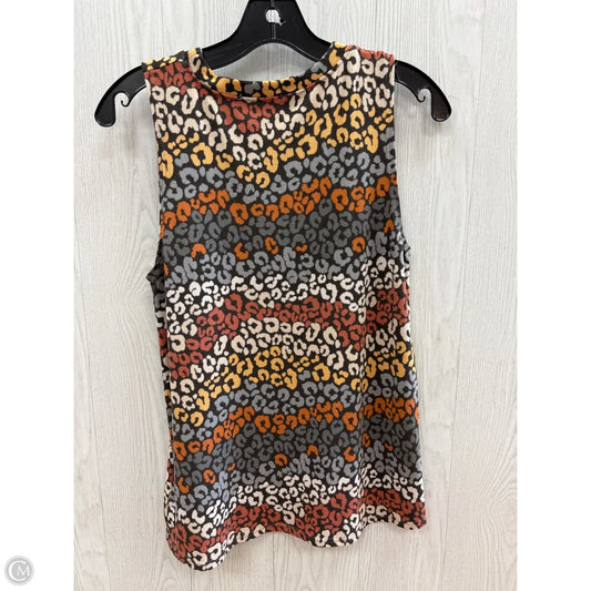 Top Sleeveless By Twenty Second In Animal Print, Size: S