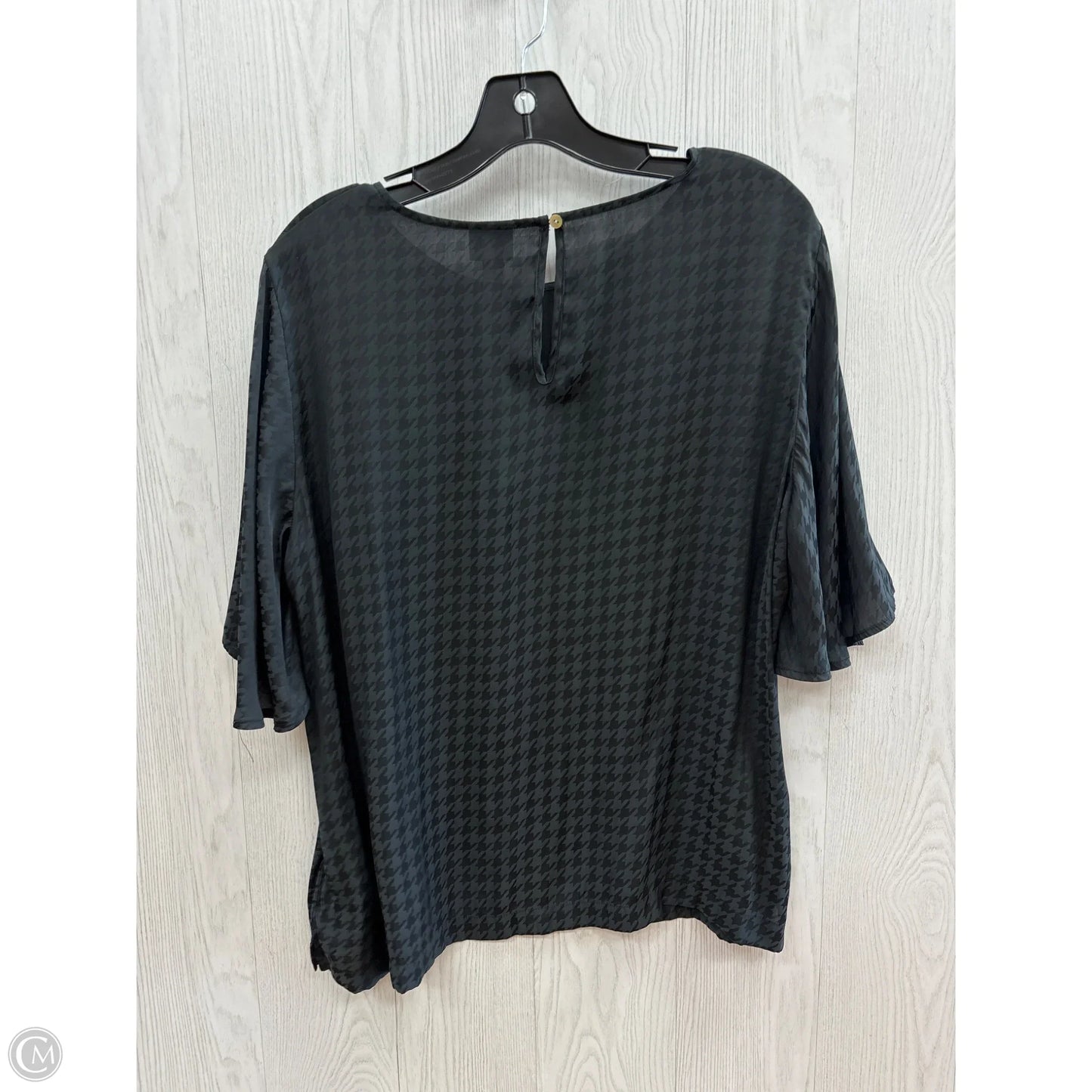 Top Short Sleeve By A New Day In Black, Size: Xl