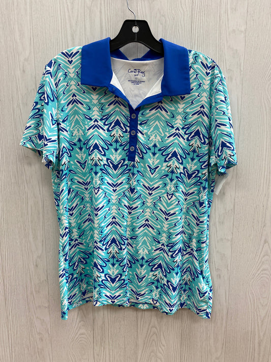 Athletic Top Short Sleeve By Coral Bay  Size: L
