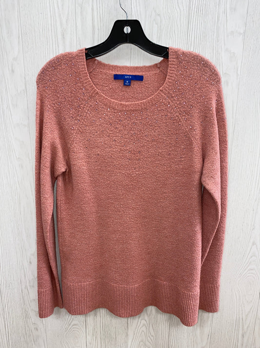 Sweater By Apt 9 In Rose, Size: M