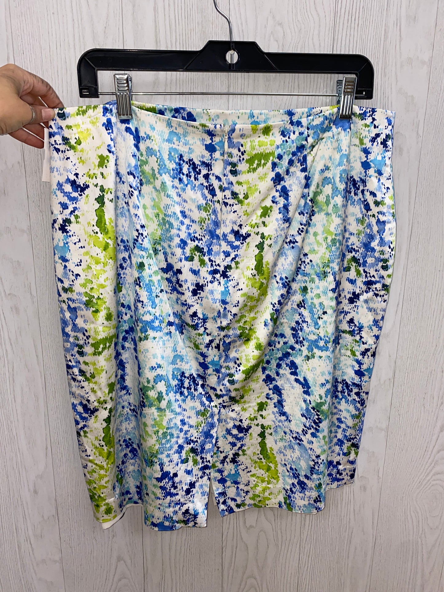 Blue & Green Skirt Mini & Short Ann Taylor, Size 14