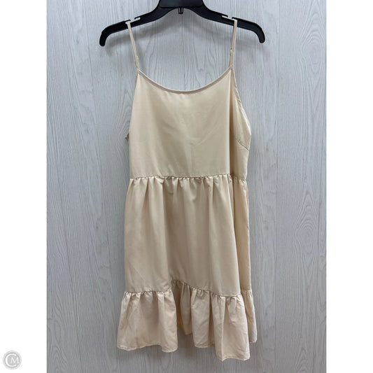 Dress Casual Short By Clothes Mentor In Tan, Size: L