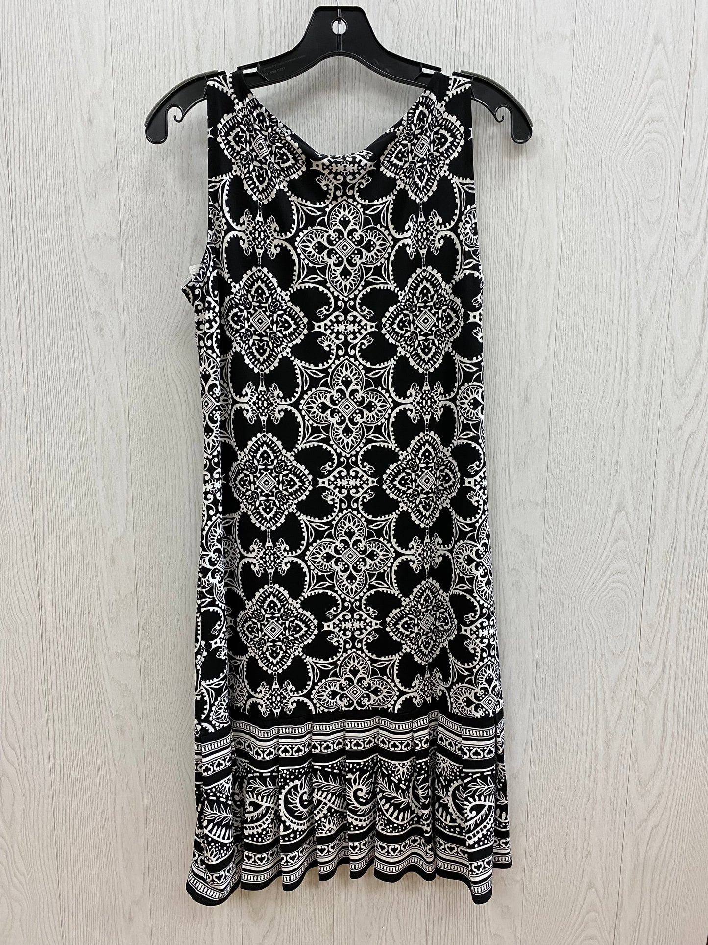 Black & White Dress Casual Midi White House Black Market, Size S