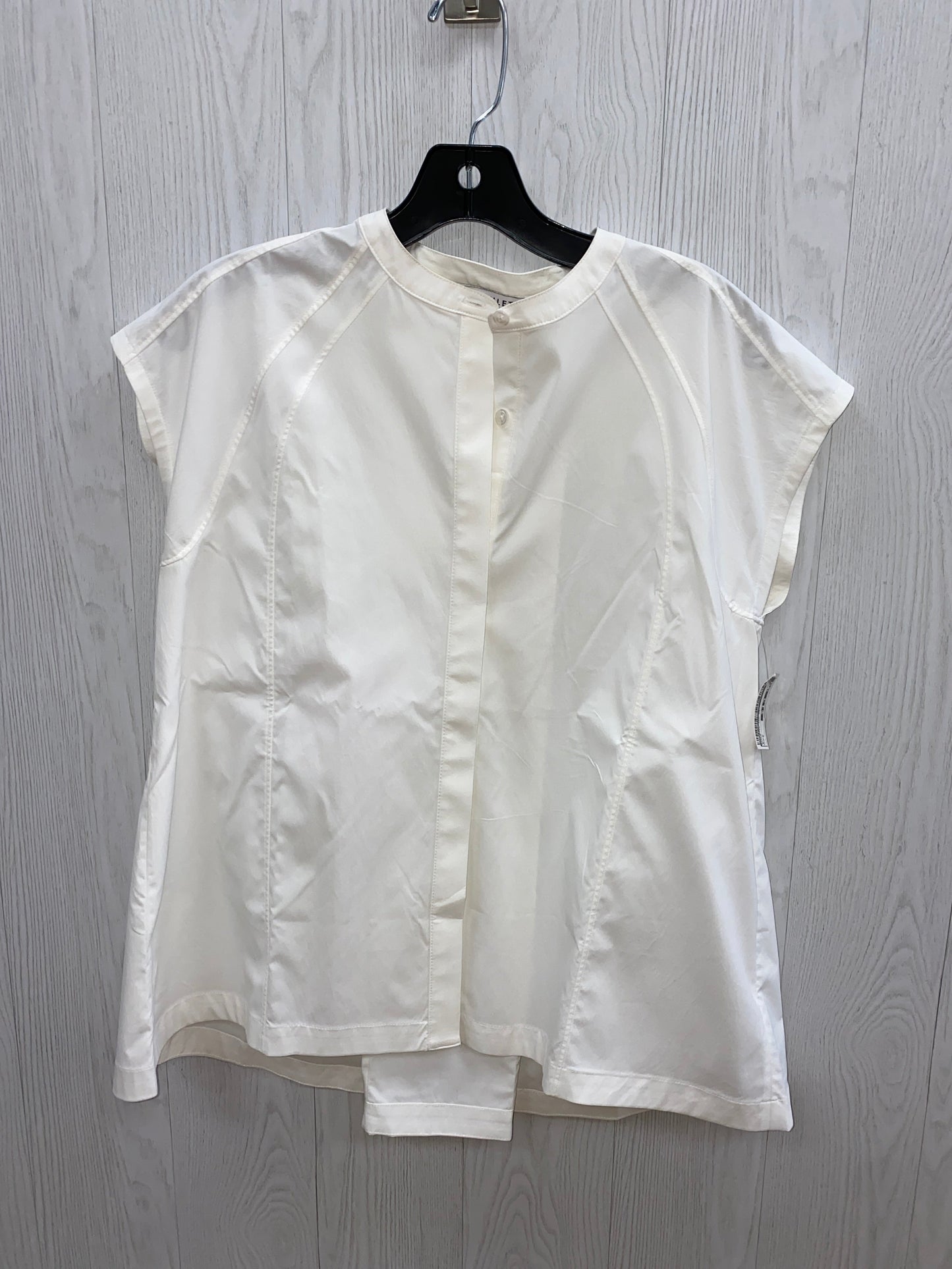 Athletic Top Short Sleeve By Athleta In White, Size: S