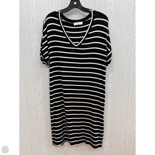 Dress Casual Midi By Zenana Outfitters In Black & White, Size: S