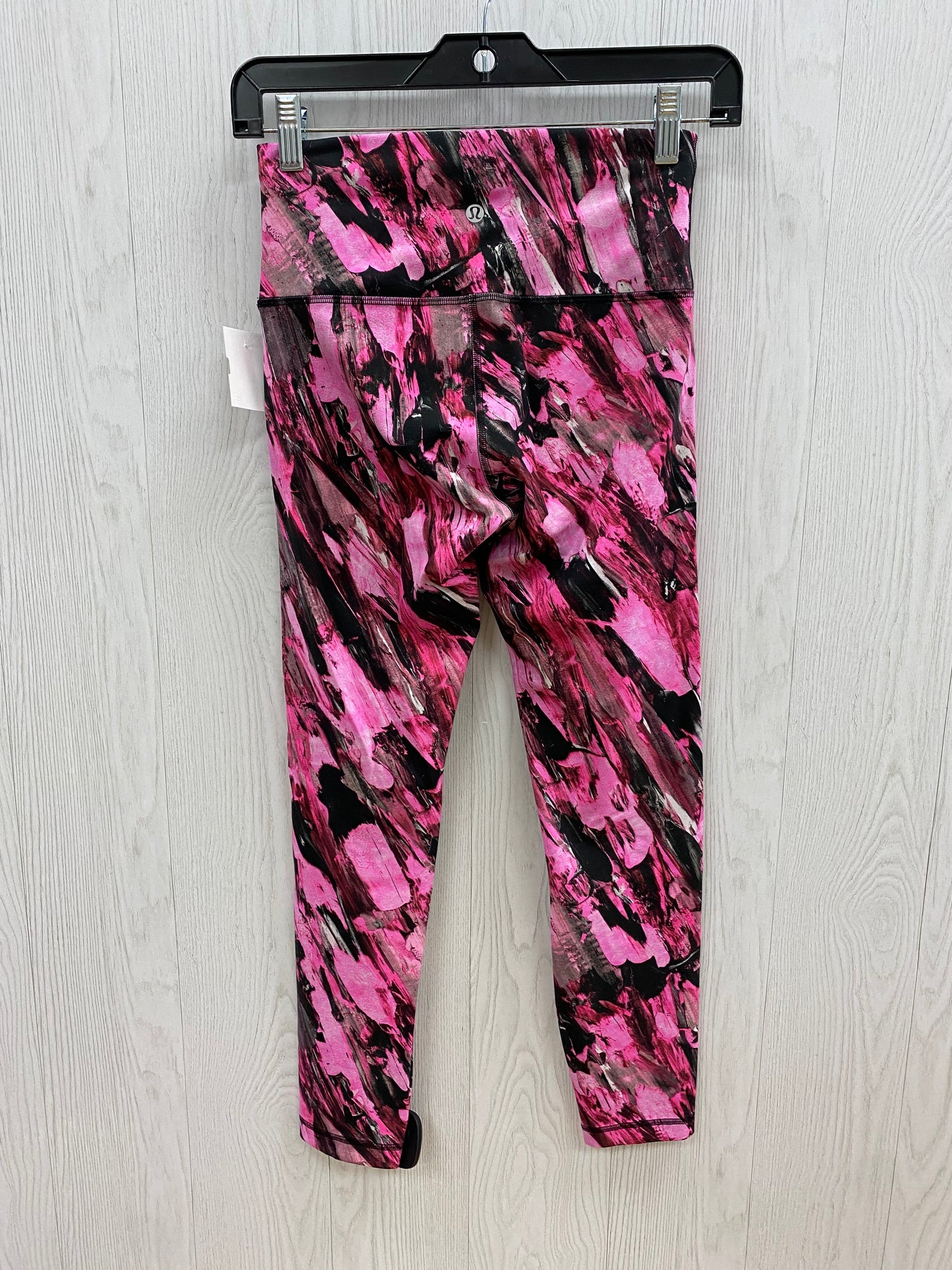 Pink Athletic Leggings Lululemon, Size S