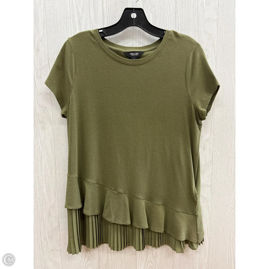 Top Short Sleeve Basic By Simply Vera In Green, Size: S