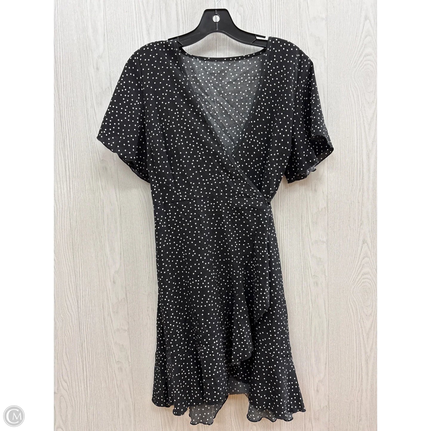 Dress Casual Short By Shein In Polkadot Pattern, Size: L