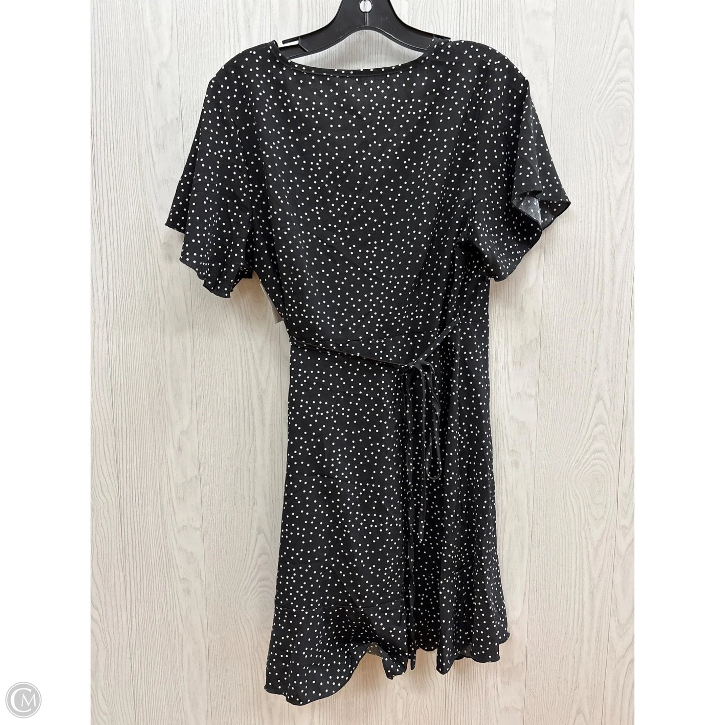 Dress Casual Short By Shein In Polkadot Pattern, Size: L