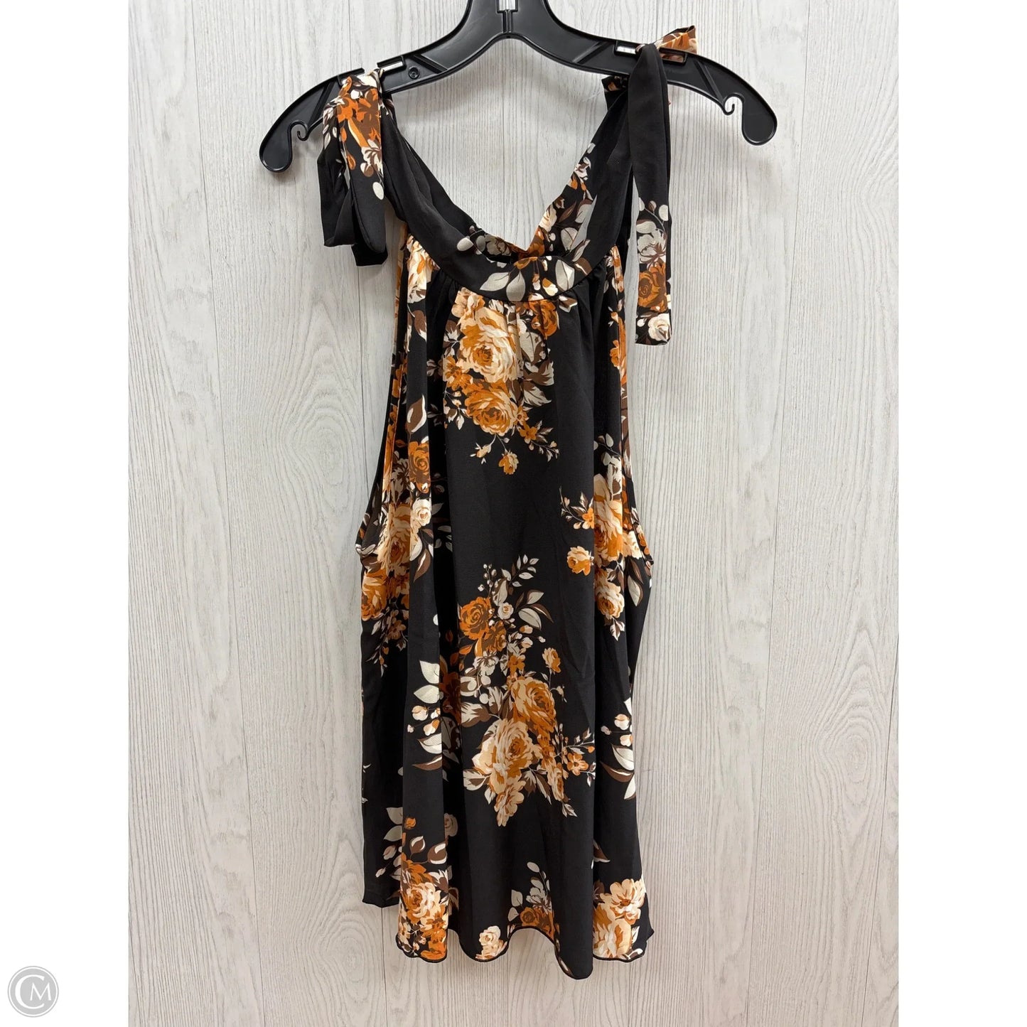Top Sleeveless By Shein In Black & Tan, Size: 2x