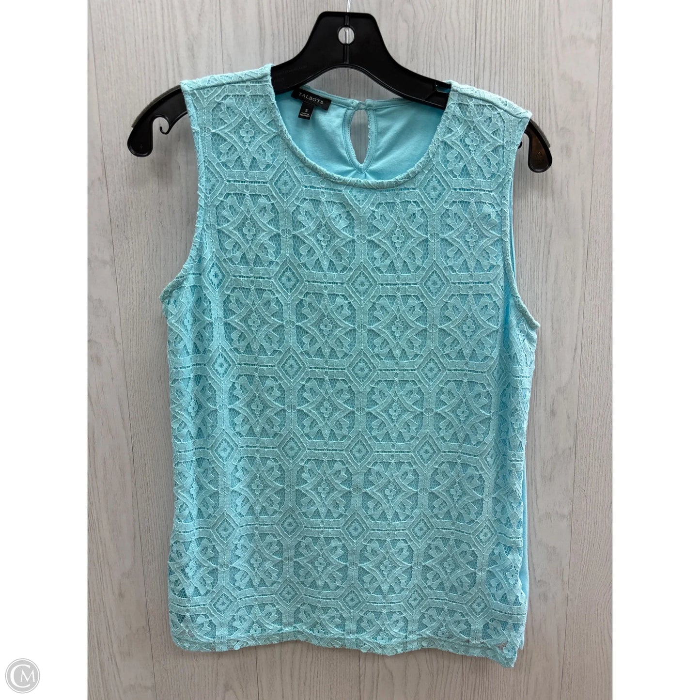 Top Sleeveless Basic By Talbots In Blue, Size: S